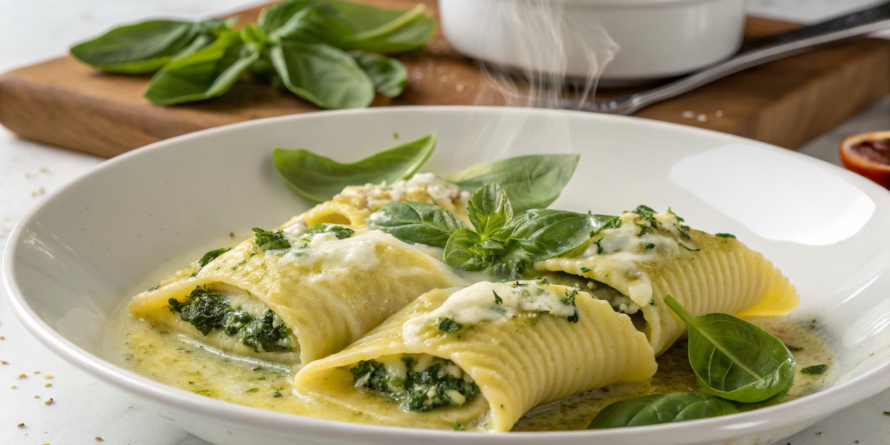 Cheese and Spinach Stuffed Pasta.webp