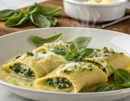 Cheese and Spinach Stuffed Pasta.webp