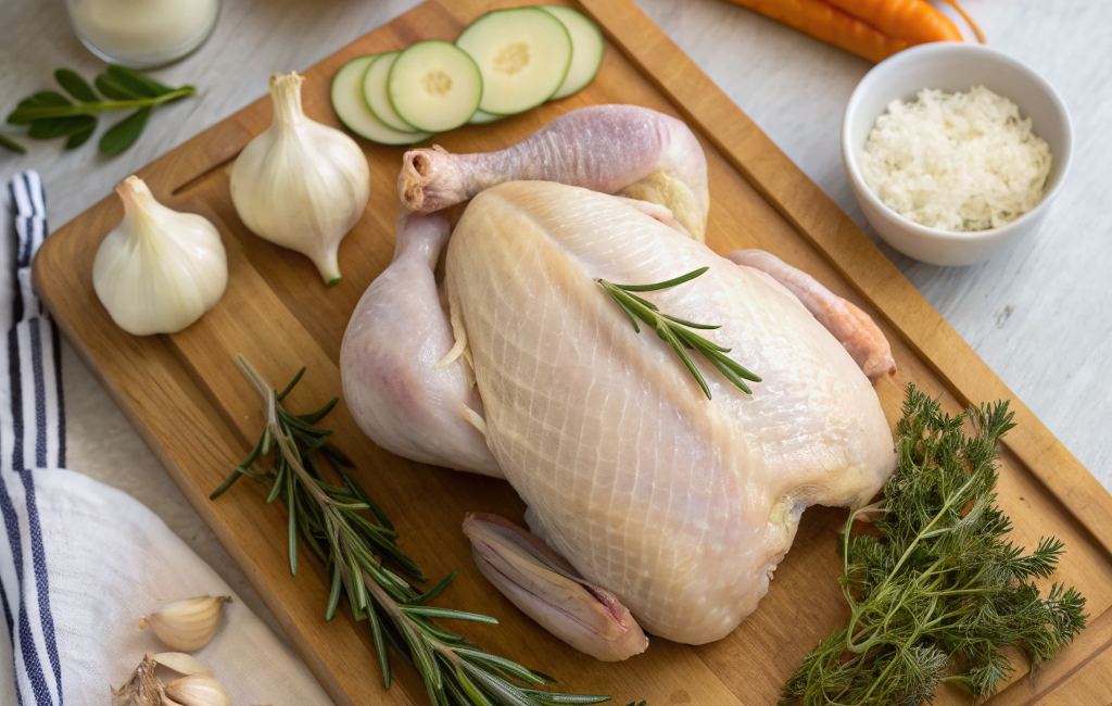 How to Prepare a Classic Roast Chicken for DinnerIngredients