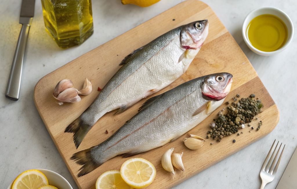 How to Cook Simple Baked Fish with Lemon and GarlicIngredients