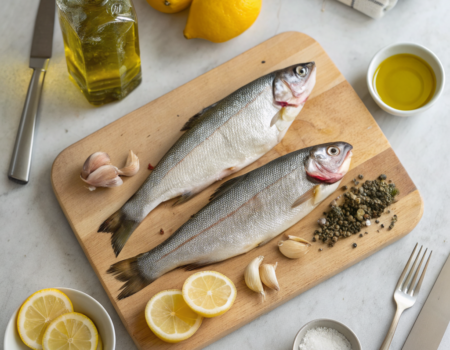 How to Cook Simple Baked Fish with Lemon and GarlicIngredients