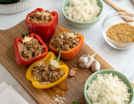 How to Make Homemade Stuffed Peppers with RiceIngredients
