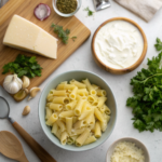 How to Make Creamy Cheese Pasta for DinnerIngredients