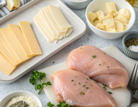 How to Make Cheese Stuffed Chicken Breast at HomeIngredients