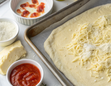 How to Make a Simple Cheese Pizza with Fresh DoughIngredients