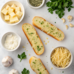How to Prepare a Cheesy Garlic Bread for SnacksIngredients