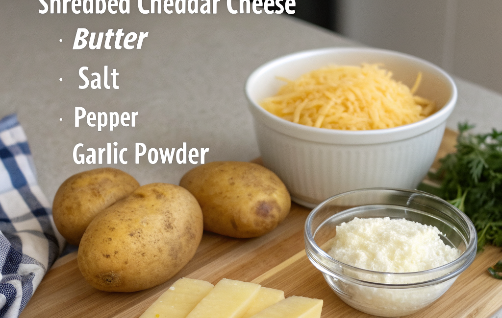 How to Cook Creamy Cheese Potato BakeIngredients