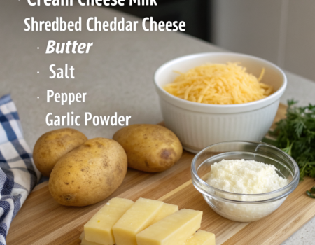 How to Cook Creamy Cheese Potato BakeIngredients