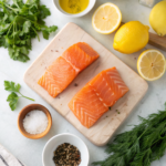 How to Make Grilled Salmon with Lemon and HerbsIngredients