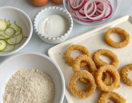 How to Make Homemade Onion Rings with Crispy CoatingIngredients