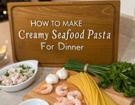 How to Make Creamy Seafood Pasta for DinnerIngredients