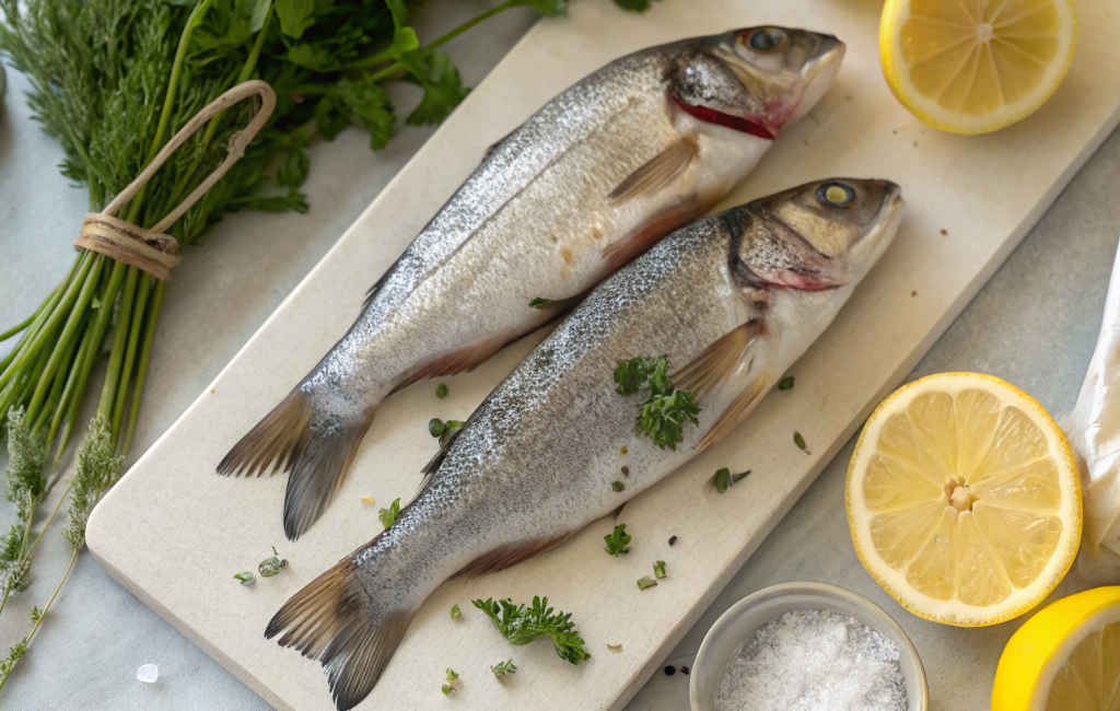 How to Prepare Baked Fish with Garlic and HerbsIngredients