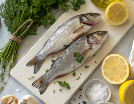 How to Prepare Baked Fish with Garlic and HerbsIngredients