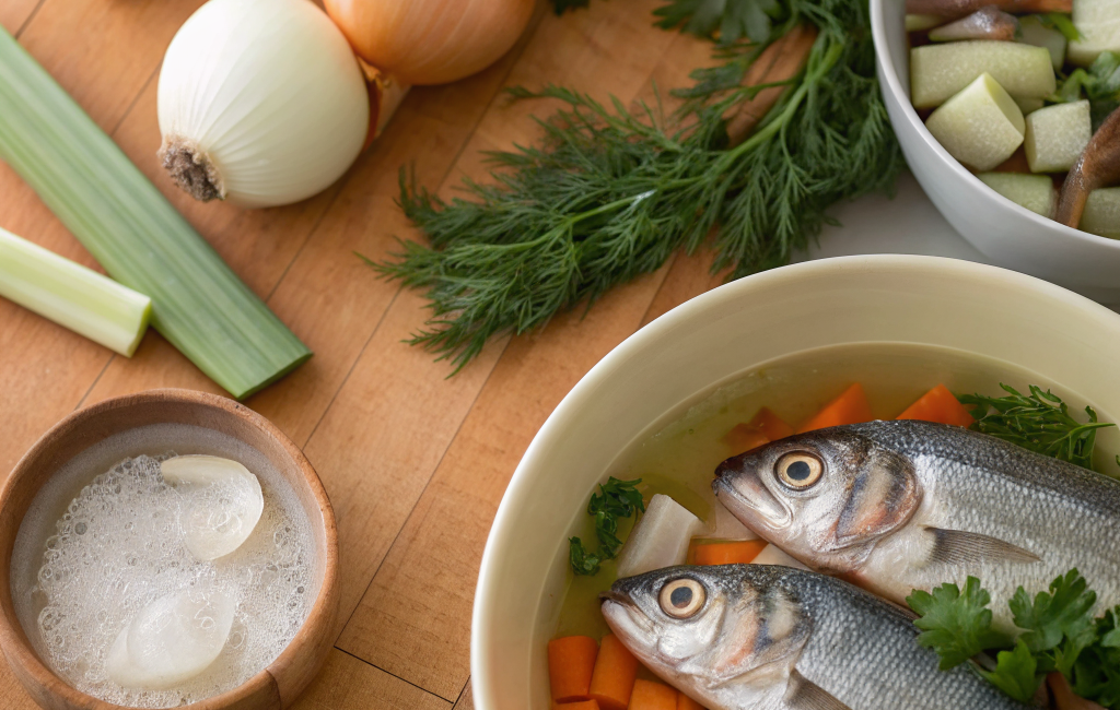 How to Cook Homemade Fish Soup with Fresh HerbsIngredients
