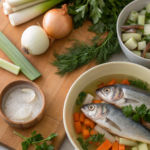 How to Cook Homemade Fish Soup with Fresh HerbsIngredients