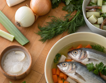 How to Cook Homemade Fish Soup with Fresh HerbsIngredients