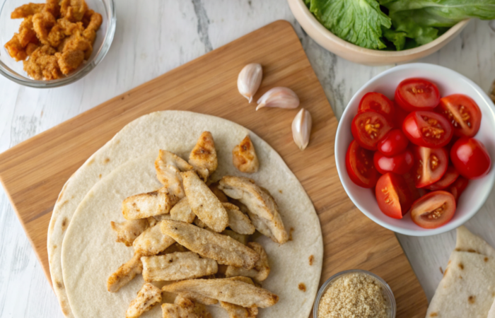 How to Cook a Simple Chicken Wrap for a Quick LunchIngredients